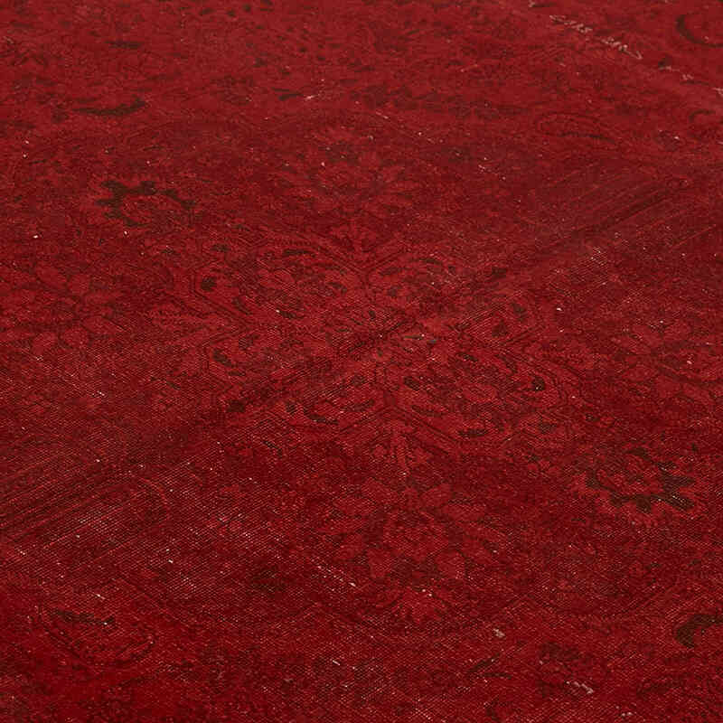 Overdyed Vintage Hand-knotted Oriental Rug - 9' 10" x 13' 1" (118" x 157") - K0082238