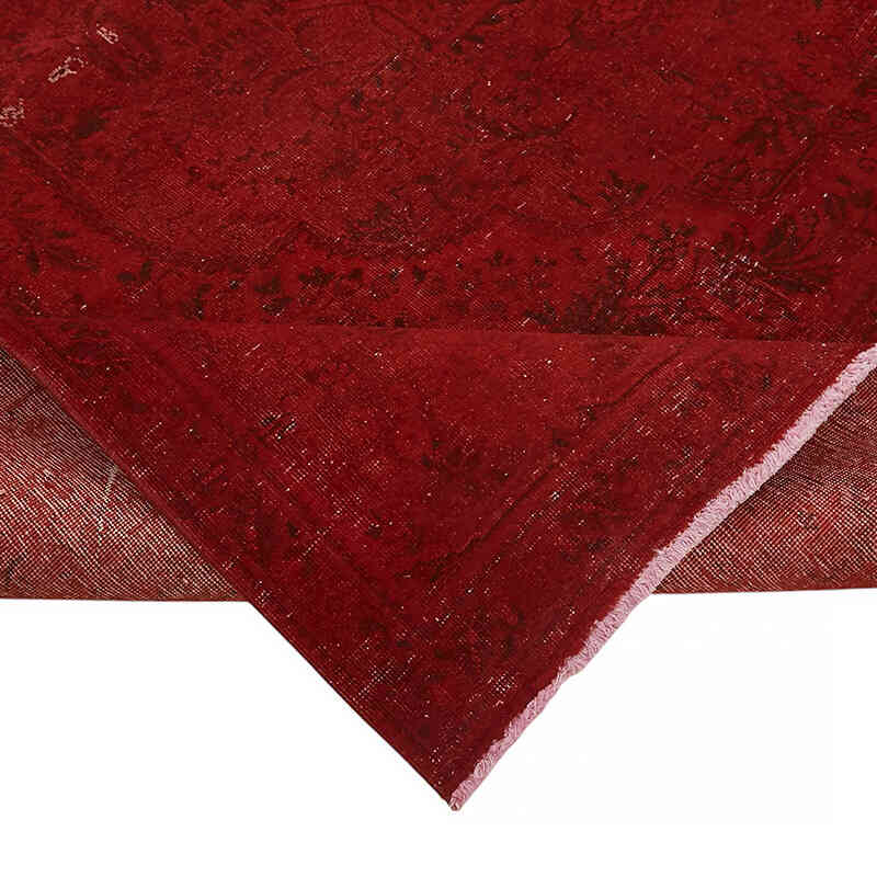 Overdyed Vintage Hand-knotted Oriental Rug - 9' 10" x 13' 1" (118" x 157") - K0082238