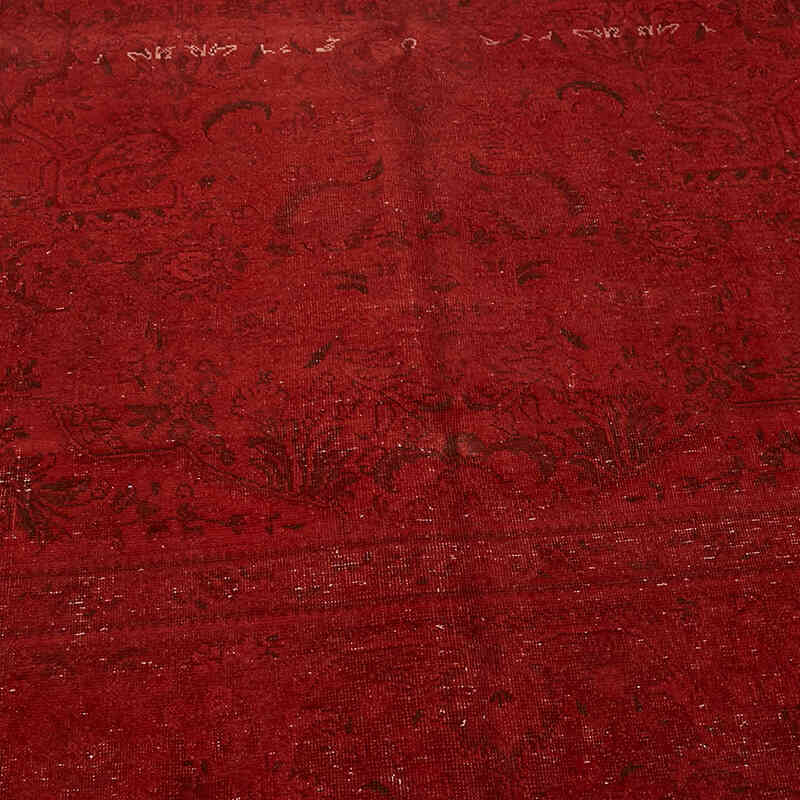 Overdyed Vintage Hand-knotted Oriental Rug - 9' 10" x 13' 1" (118" x 157") - K0082238