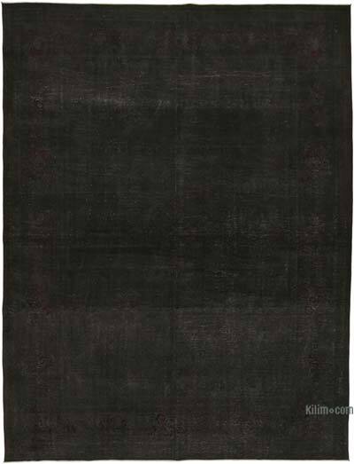Overdyed Vintage El Dokuma Oryantal Halı - 256 cm x 336 cm