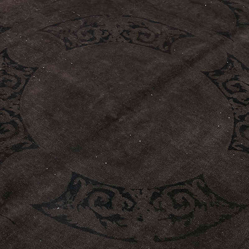 Overdyed Vintage Hand-knotted Oriental Rug - 7' 9" x 9' 7" (93" x 115") - K0082240