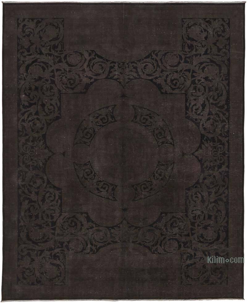 Overdyed Vintage Hand-knotted Oriental Rug - 7' 9" x 9' 7" (93" x 115") - K0082240