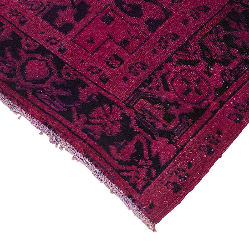 Overdyed Vintage Hand-knotted Oriental Rug - 6' 7" x 9' 10" (79" x 118") - K0082247