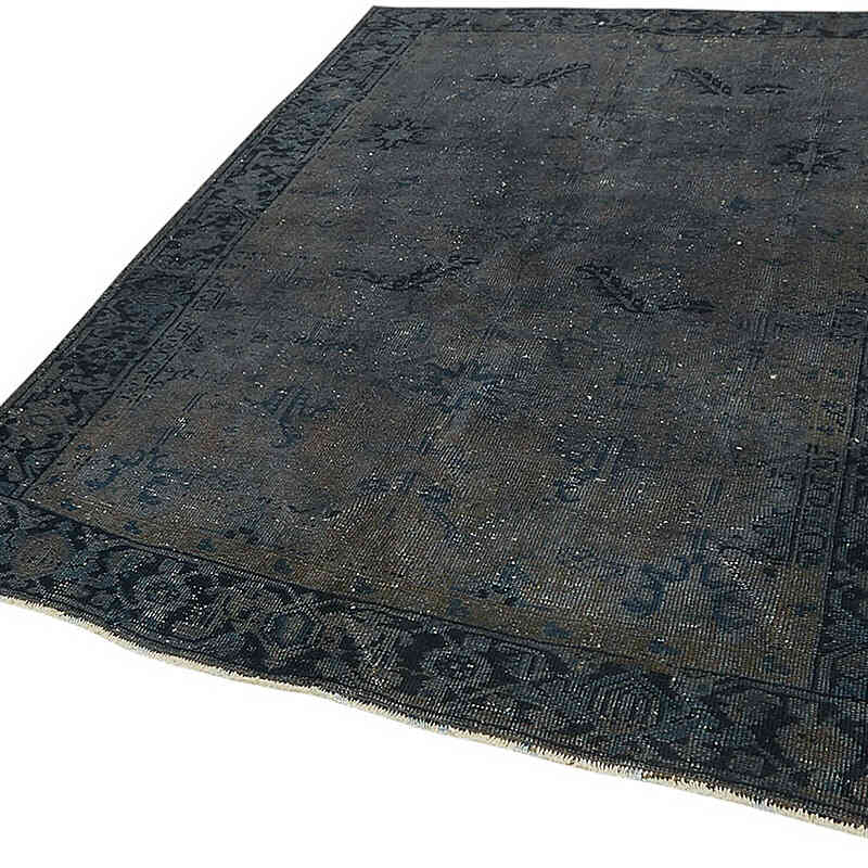 Overdyed Vintage Hand-knotted Oriental Rug - 5' 8" x 7' 5" (68" x 89") - K0082249