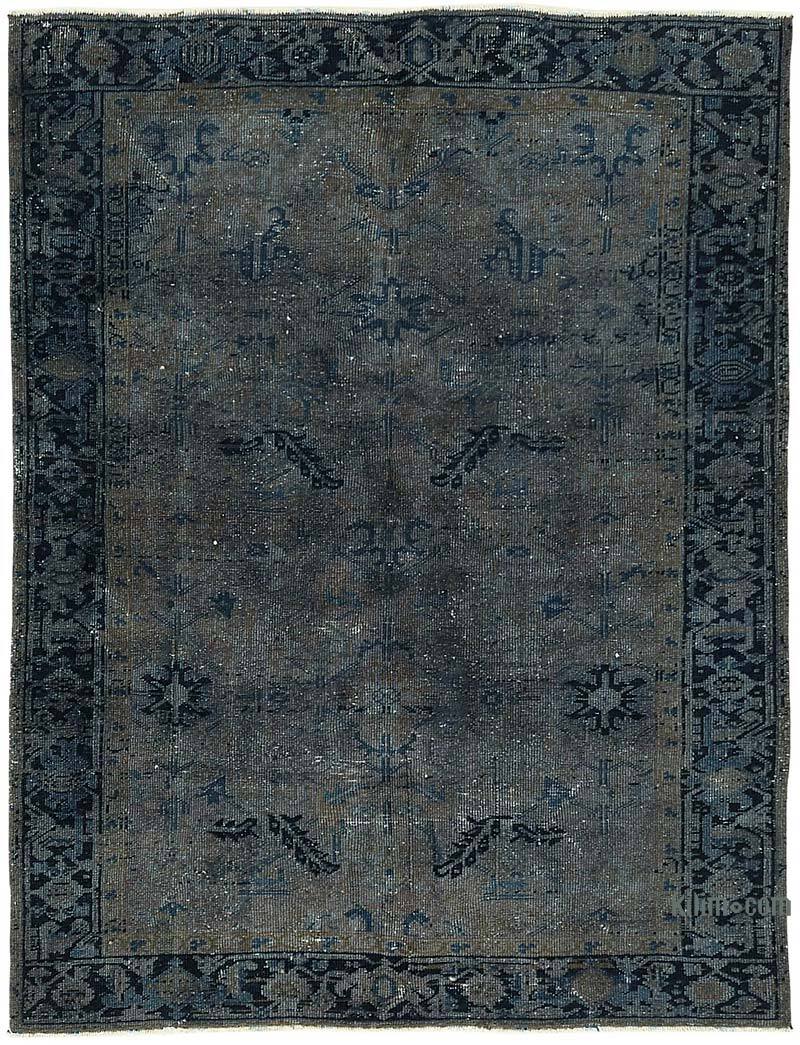 Overdyed Vintage Hand-knotted Oriental Rug - 5' 8" x 7' 5" (68" x 89") - K0082249