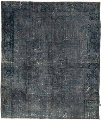 Overdyed Vintage El Dokuma Oryantal Halı - 224 cm x 268 cm