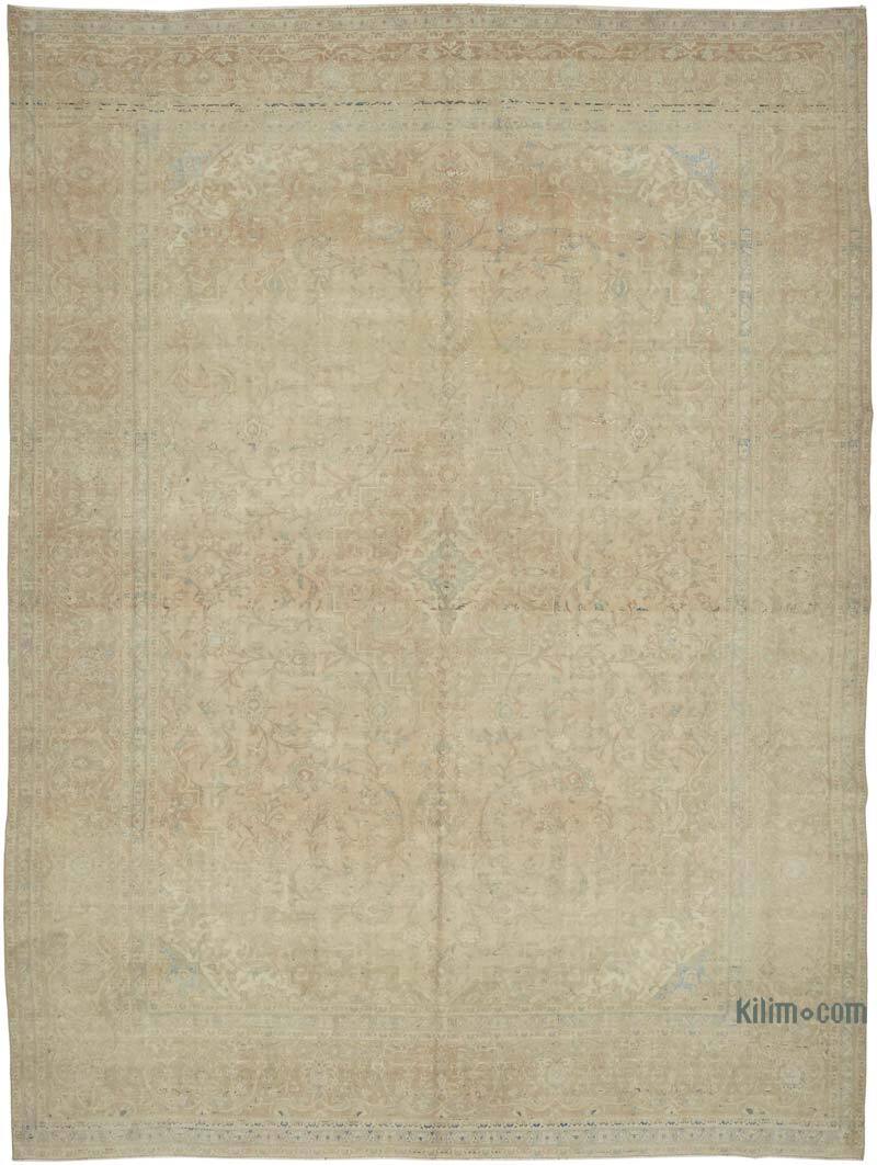 Vintage Hand-Knotted Oriental Rug - 9' 8" x 13'  (116" x 156") - K0082252