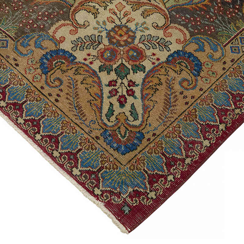 El Dokuma Vintage Halı - 301 cm x 388 cm - K0082256