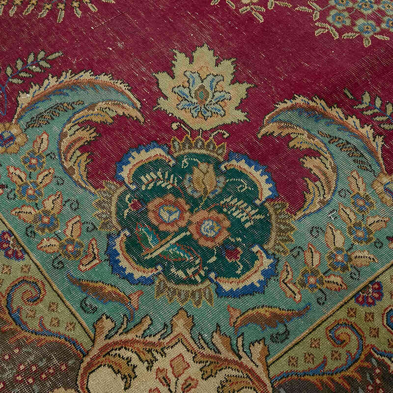 El Dokuma Vintage Halı - 301 cm x 388 cm - K0082256