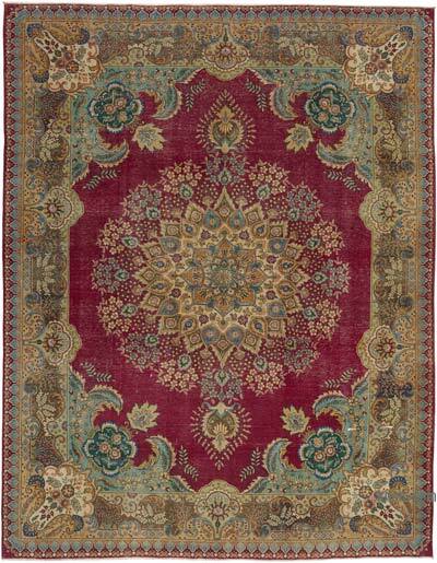 Vintage Hand-Knotted Oriental Rug - 9' 11" x 12' 9" (119" x 153")