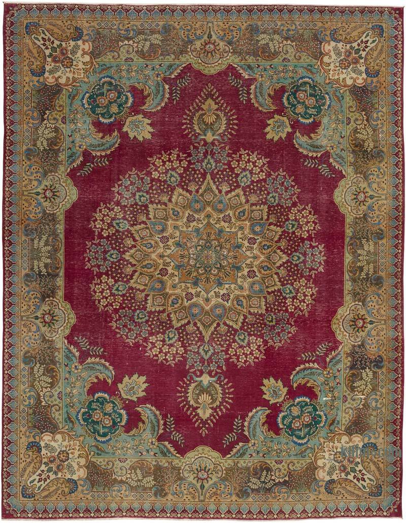 El Dokuma Vintage Halı - 301 cm x 388 cm - K0082256