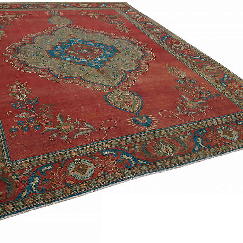 Vintage Hand-Knotted Oriental Rug - 9' 7" x 12' 7" (115" x 151") - K0082257
