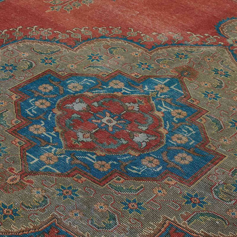Vintage Hand-Knotted Oriental Rug - 9' 7" x 12' 7" (115" x 151") - K0082257