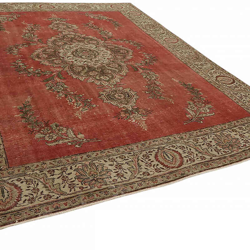 El Dokuma Vintage Halı - 278 cm x 361 cm - K0082258