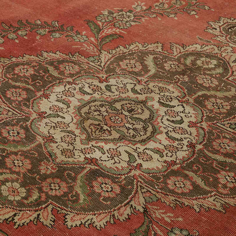 El Dokuma Vintage Halı - 278 cm x 361 cm - K0082258