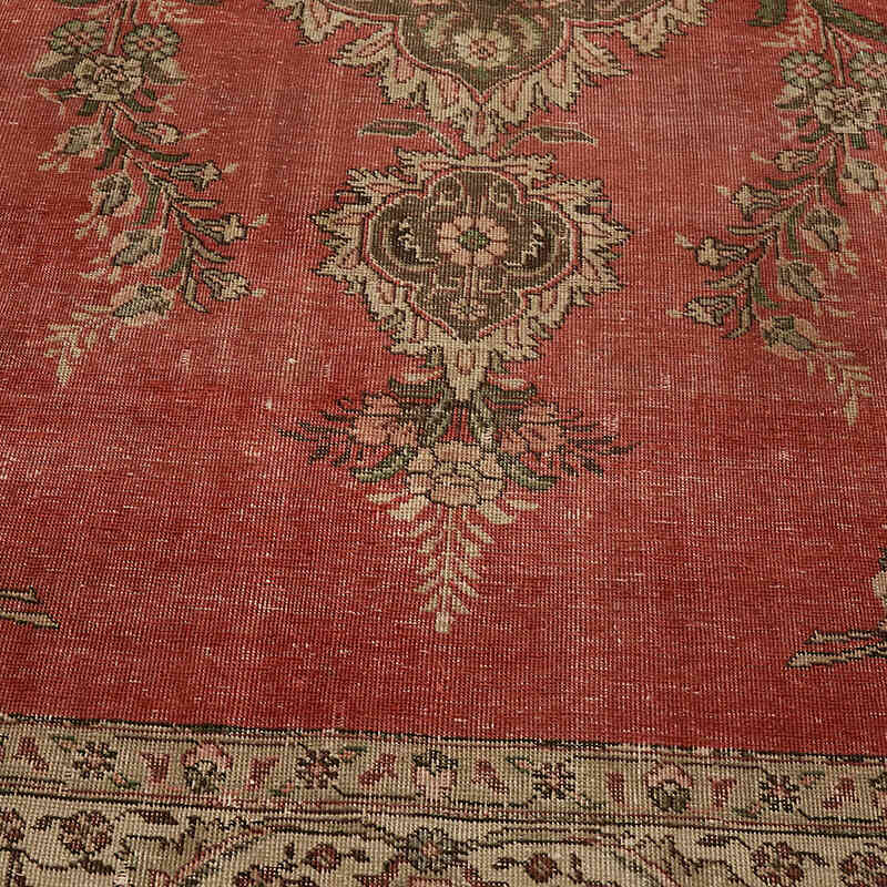 El Dokuma Vintage Halı - 278 cm x 361 cm - K0082258