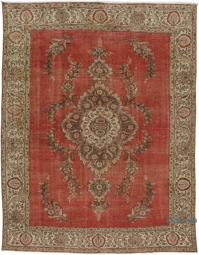 El Dokuma Vintage Halı - 278 cm x 361 cm - K0082258