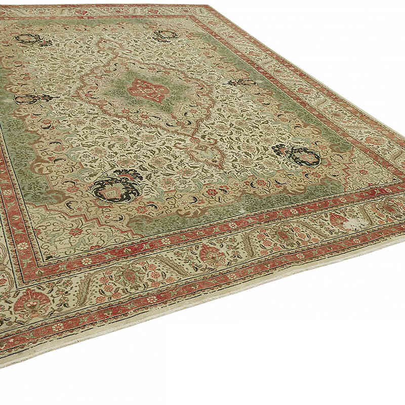 El Dokuma Vintage Halı - 294 cm x 385 cm - K0082259
