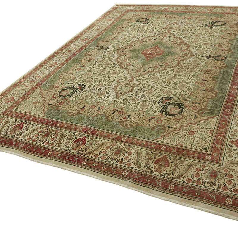 El Dokuma Vintage Halı - 294 cm x 385 cm - K0082259