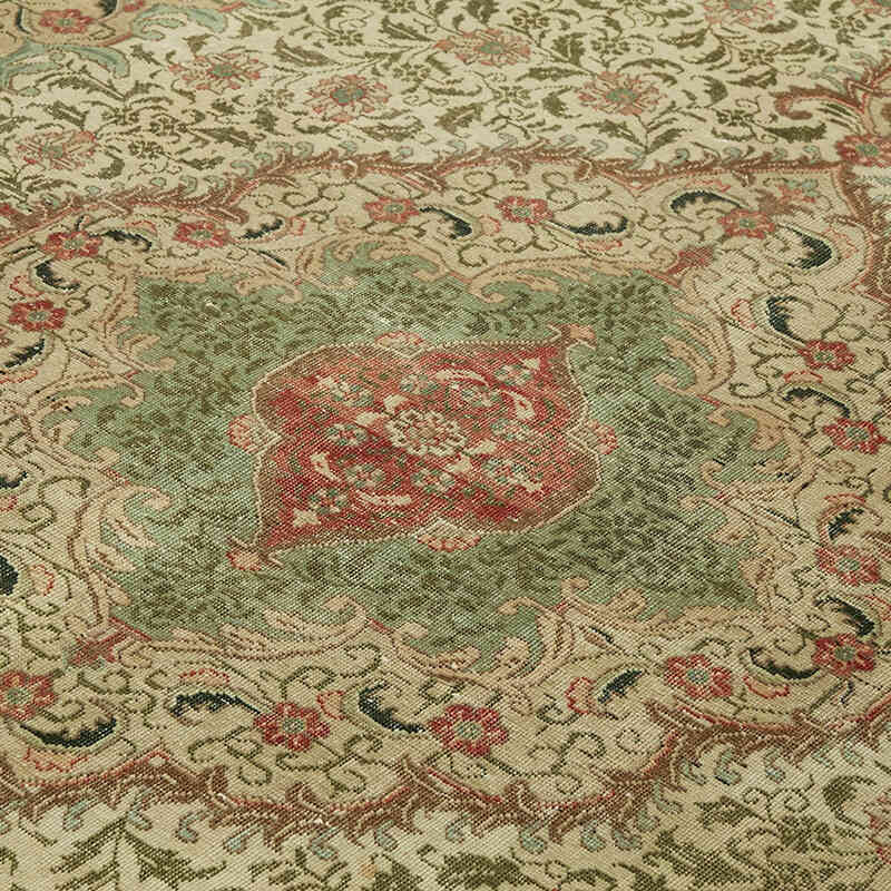 El Dokuma Vintage Halı - 294 cm x 385 cm - K0082259