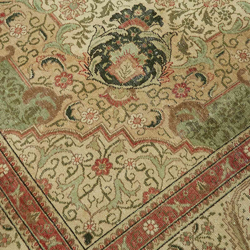 El Dokuma Vintage Halı - 294 cm x 385 cm - K0082259
