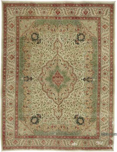 Vintage Hand-Knotted Oriental Rug - 9' 8" x 12' 8" (116" x 152")