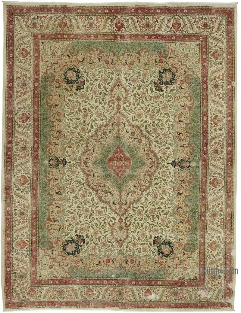El Dokuma Vintage Halı - 294 cm x 385 cm - K0082259