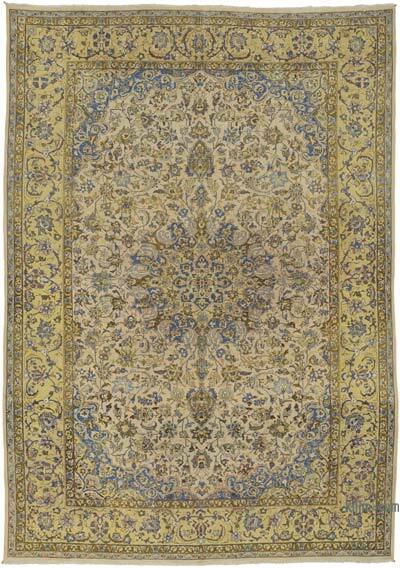 Vintage Hand-Knotted Oriental Rug - 9' 5" x 13' 5" (113" x 161")