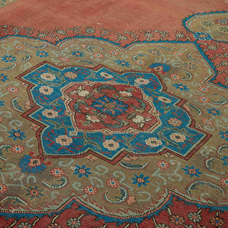 Vintage Hand-Knotted Oriental Rug - 9' 3" x 13' 7" (111" x 163") - K0082262