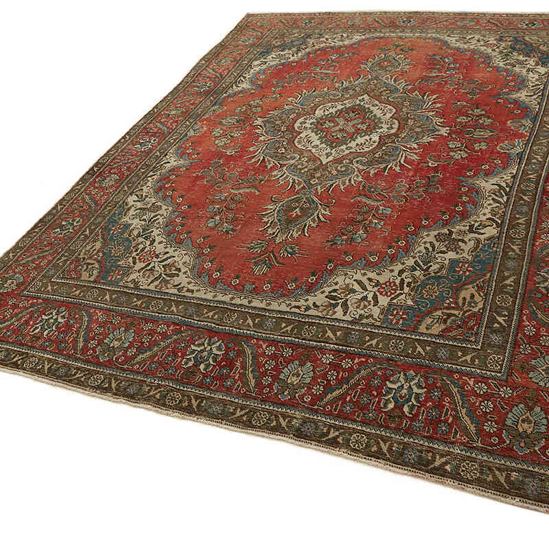 El Dokuma Vintage Halı - 262 cm x 372 cm - K0082269