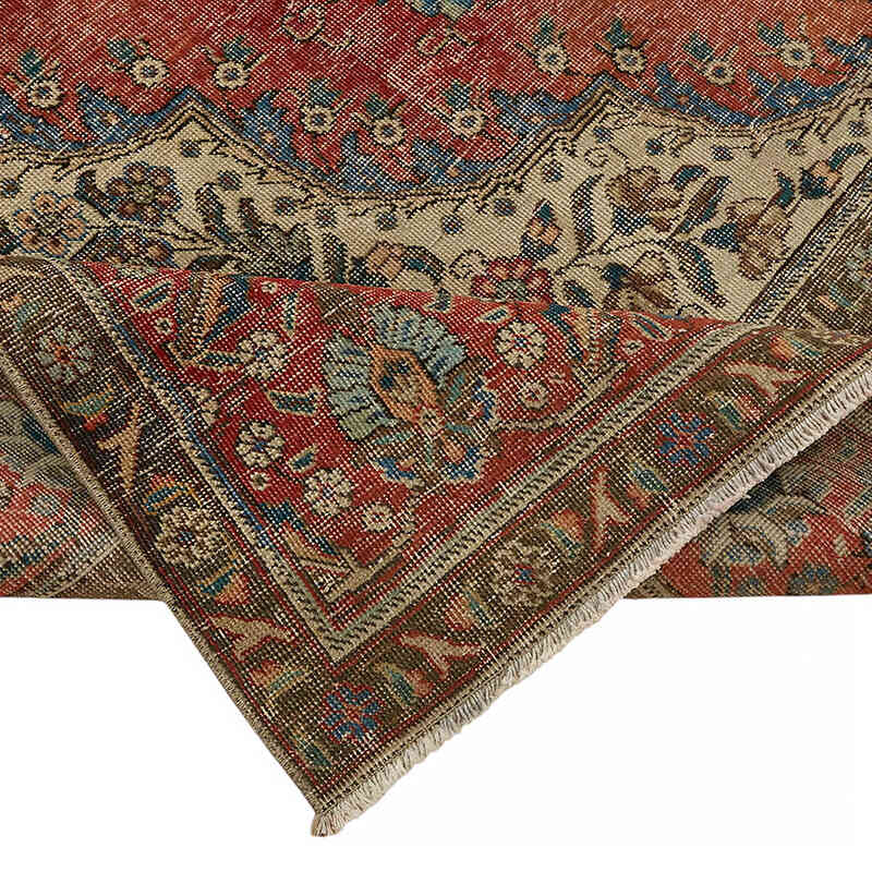 El Dokuma Vintage Halı - 262 cm x 372 cm - K0082269