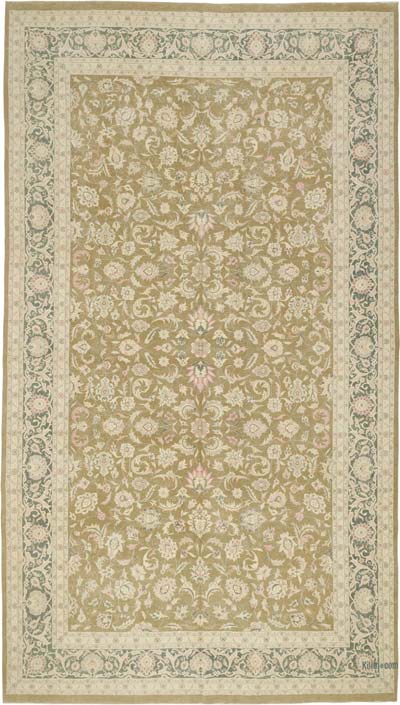 Vintage Hand-Knotted Oriental Rug - 10'  x 17' 9" (120" x 213")