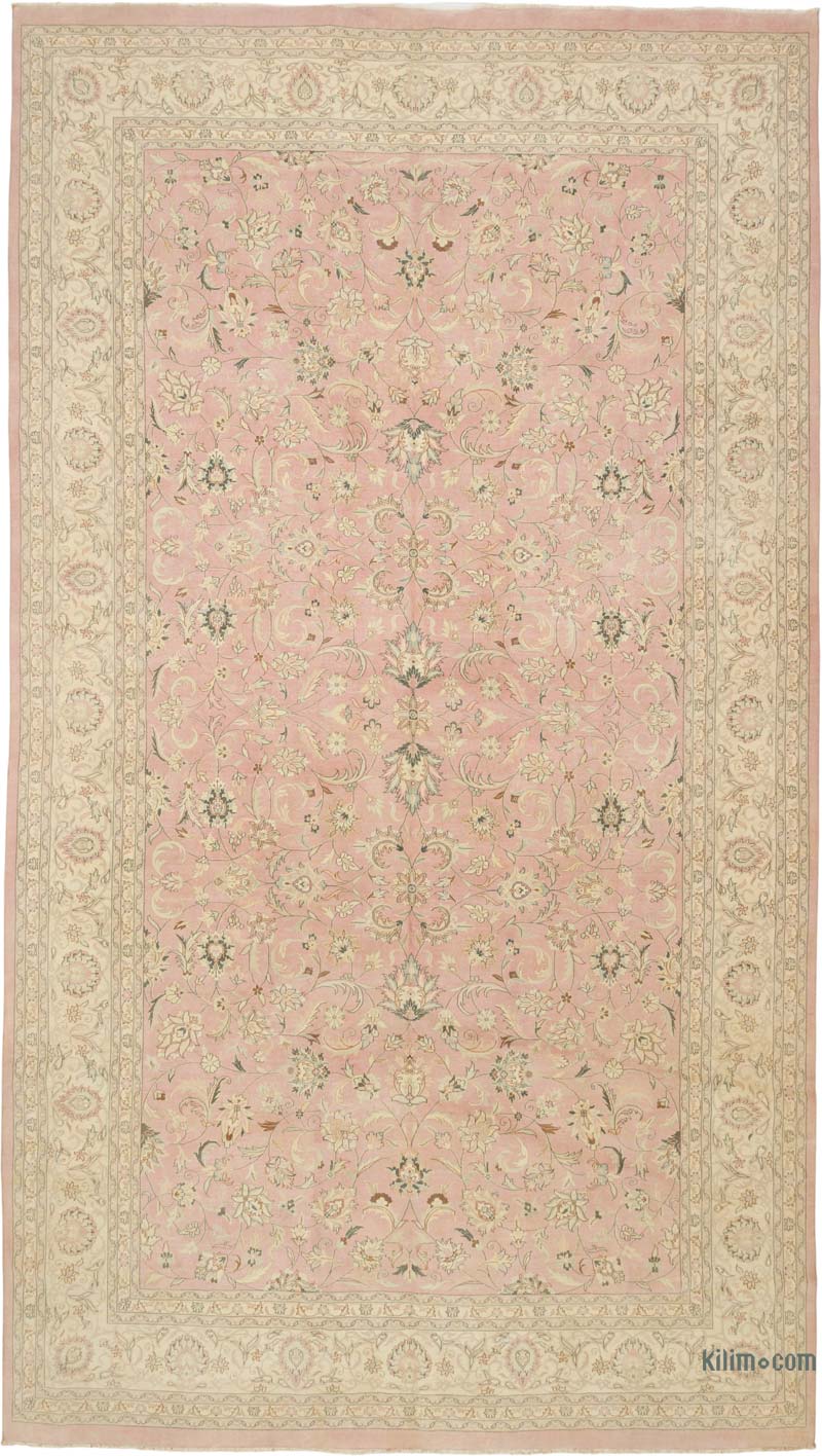Vintage Hand-Knotted Oriental Rug - 10'  x 17' 6" (120" x 210") - K0082278