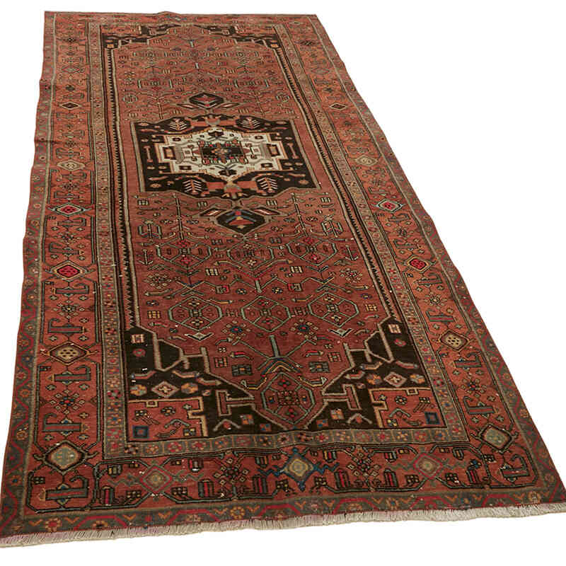 El Dokuma Vintage Halı - 142 cm x 326 cm - K0082279