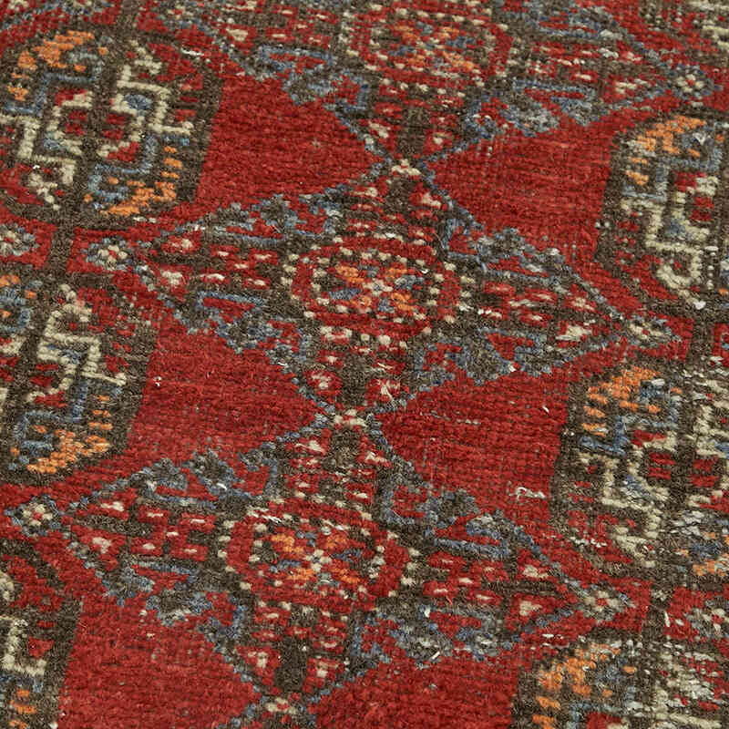 Vintage Oriental Hand-Knotted Runner - 3' 3" x 10' 6" (39" x 126") - K0082280