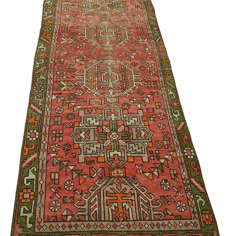 Vintage El Dokuma Yolluk - 93 cm x 358 cm - K0082281