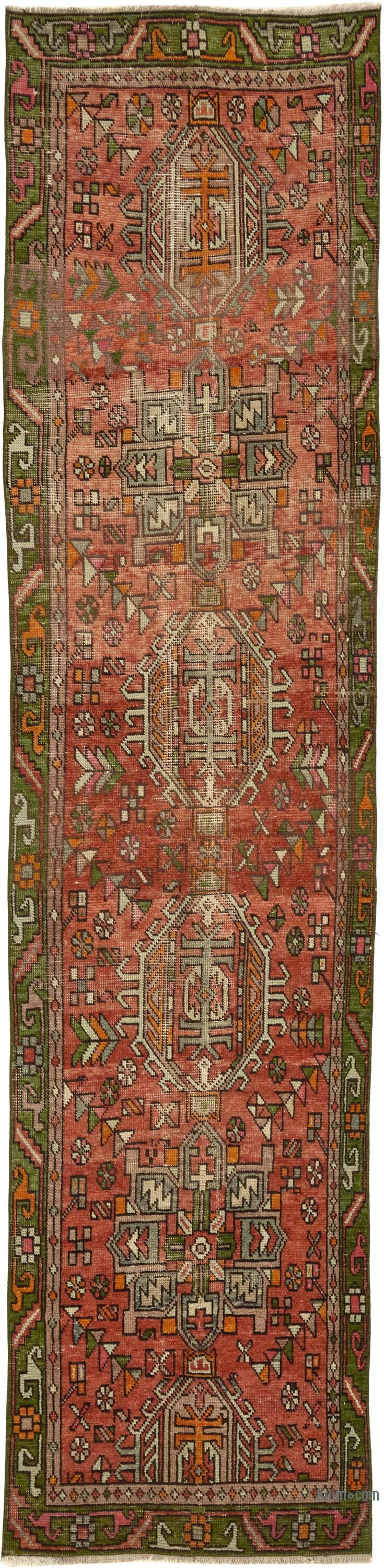 Vintage El Dokuma Yolluk - 93 cm x 358 cm - K0082281