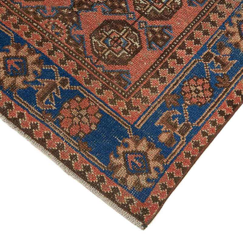 Vintage Oriental Hand-Knotted Runner - 3' 5" x 10' 9" (41" x 129") - K0082287