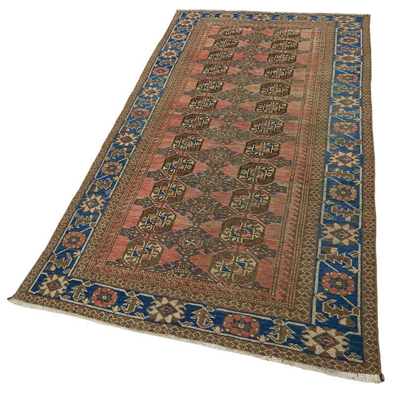 Corredora Anudada a Mano Oriental Vintage - 118 cm x 252 cm - K0082289