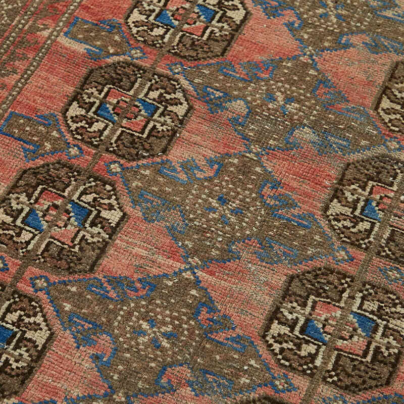 Corredora Anudada a Mano Oriental Vintage - 118 cm x 252 cm - K0082289