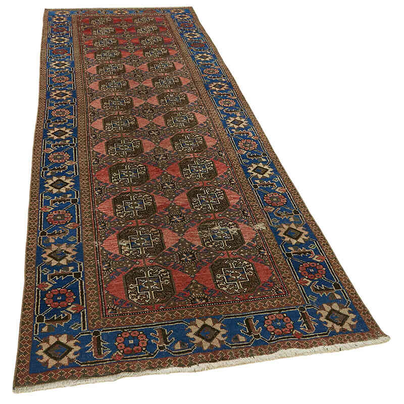 Corredora Anudada a Mano Oriental Vintage - 115 cm x 329 cm - K0082290