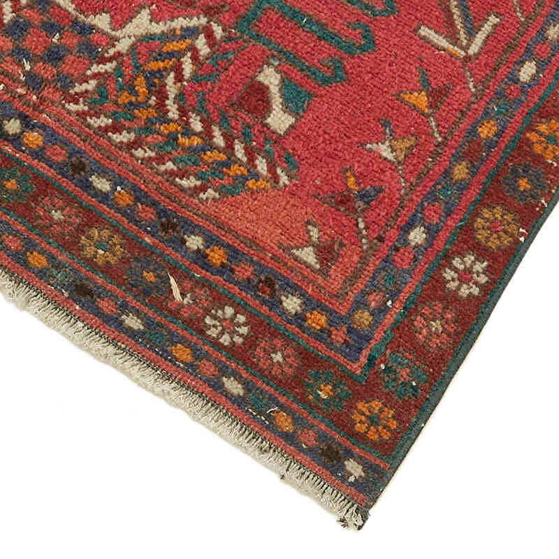 Vintage Oriental Hand-Knotted Runner - 2' 11" x 12' 8" (35" x 152") - K0082291