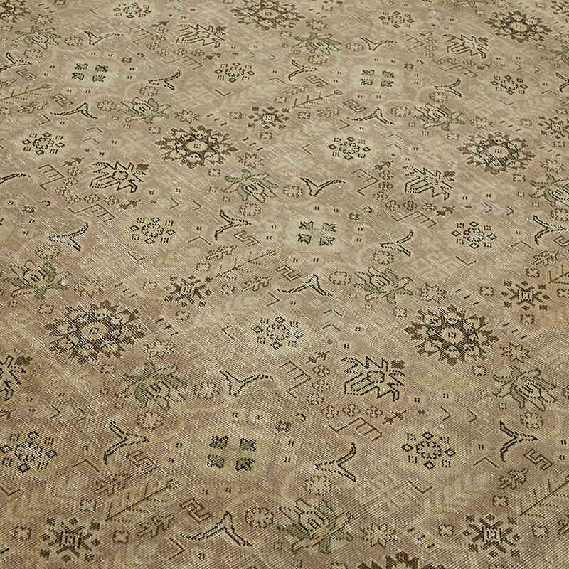 Vintage Hand-Knotted Oriental Rug - 9' 6" x 13'  (114" x 156") - K0082294