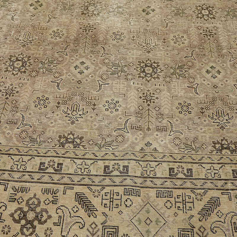 Vintage Hand-Knotted Oriental Rug - 9' 6" x 13'  (114" x 156") - K0082294