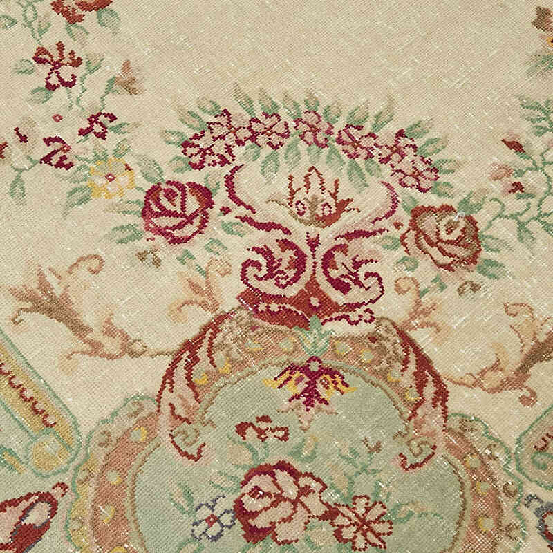 Vintage Hand-Knotted Oriental Rug - 9' 5" x 13' 1" (113" x 157") - K0082300