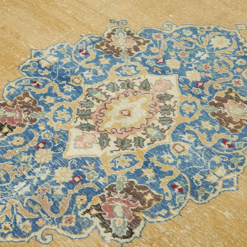 Vintage Hand-Knotted Oriental Rug - 7' 6" x 9' 6" (90" x 114") - K0082301