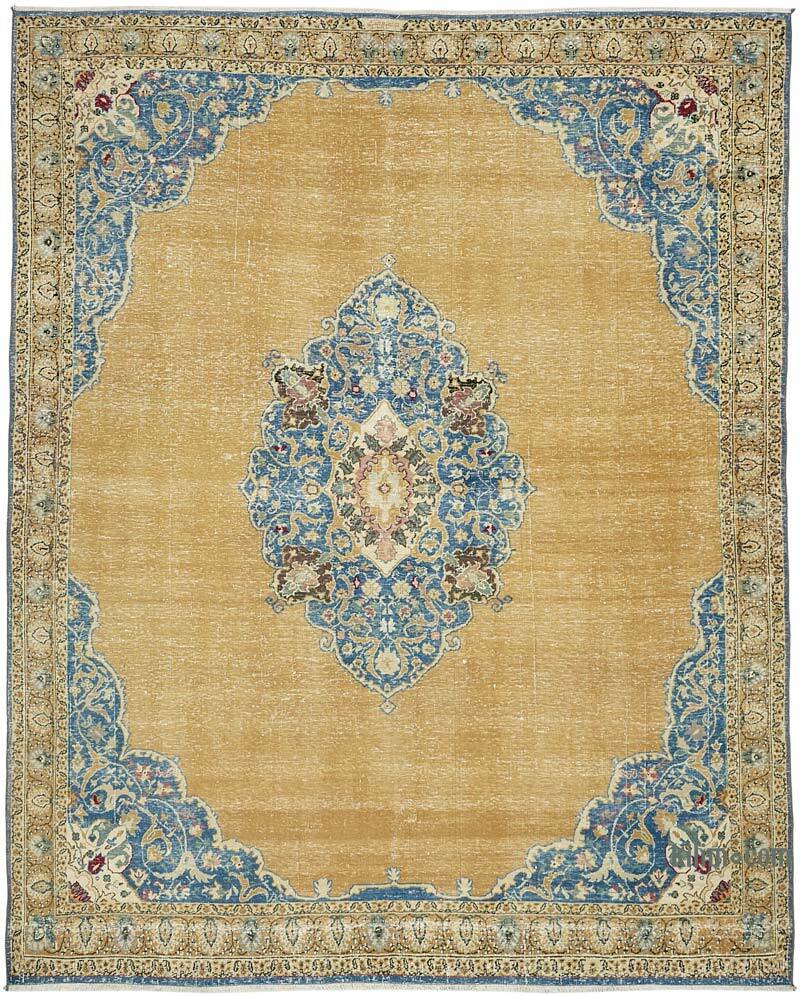 Vintage Hand-Knotted Oriental Rug - 7' 6" x 9' 6" (90" x 114") - K0082301