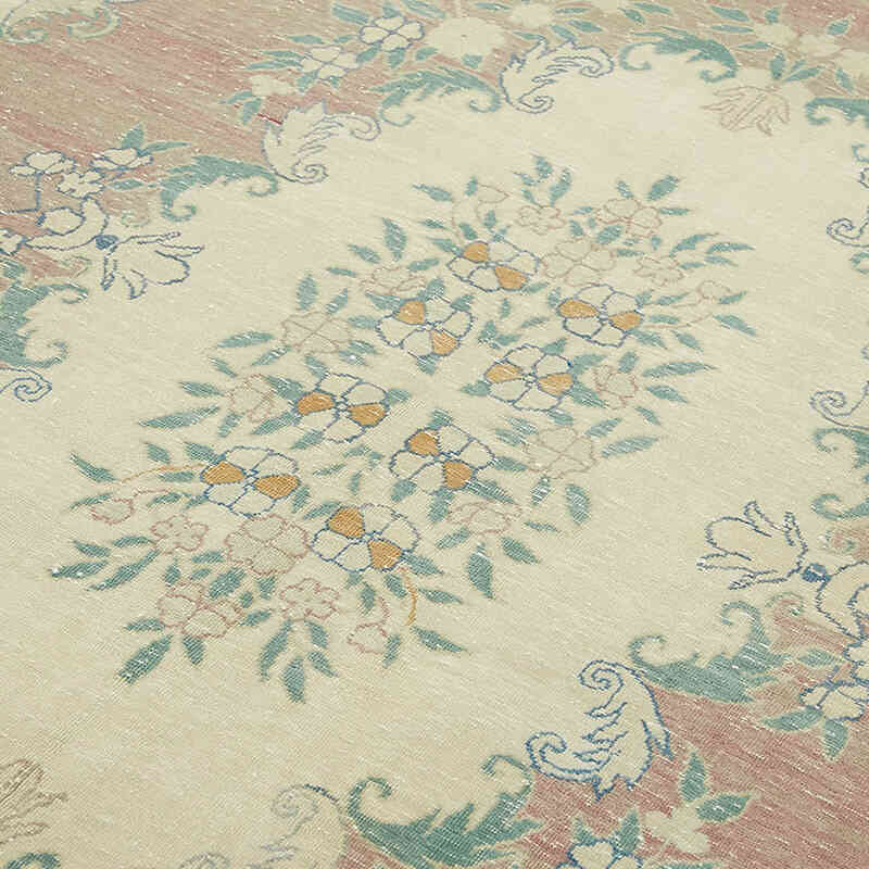 El Dokuma Vintage Halı - 236 cm x 360 cm - K0082302