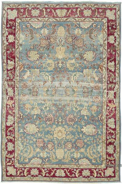 Vintage Hand-Knotted Oriental Rug - 7' 9" x 11' 10" (93" x 142")