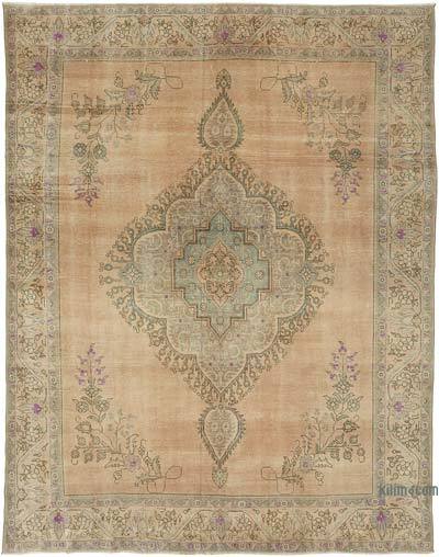 Vintage Hand-Knotted Oriental Rug - 9' 9" x 12' 6" (117" x 150")